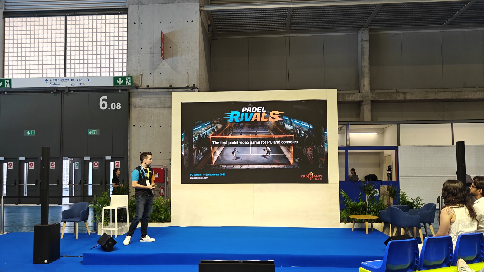 Pitching Padel Rivals at the Innovation Arena Stage of Padel World Summit 2026