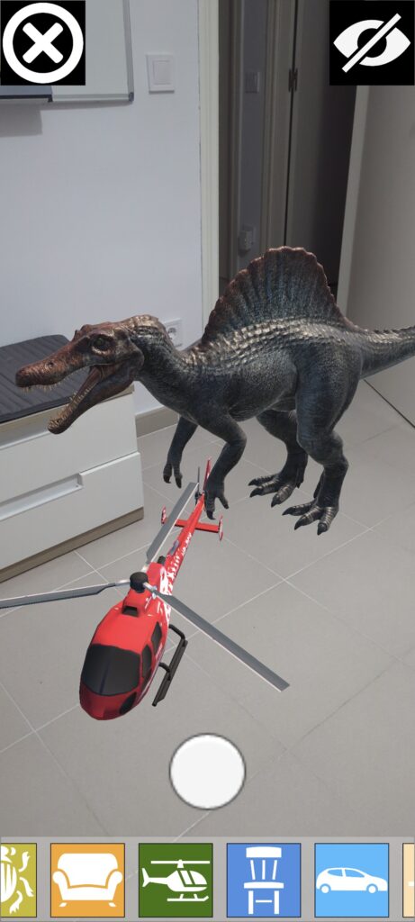 AR Sanbox Dinosaur